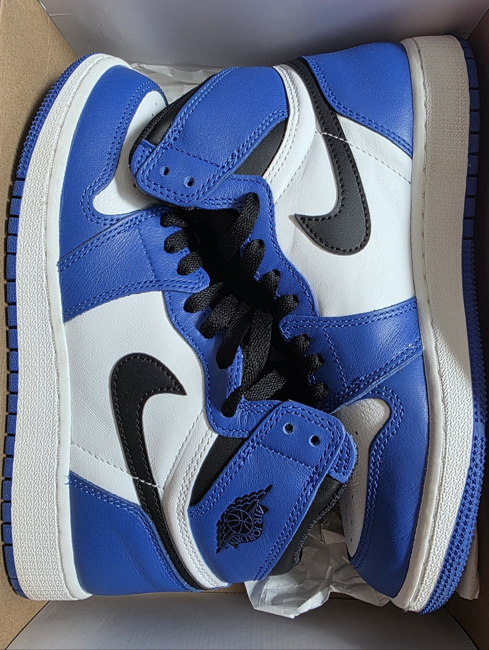 Nike Jordan Retro OG Blue White Black High-Top Sneakers